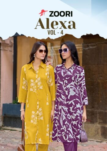 ZOORI ALEXA VOL 4 CATLOG WHOLESALER SURAT