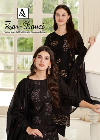 ALOK SUITS ZAR DOUZI WHOLESALE SALWAR KAMEEZ