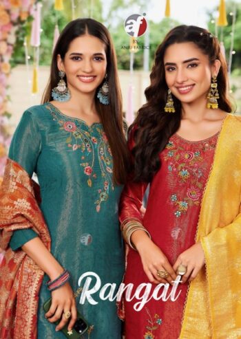 ANJU FABRICS RANGAT KURTI WHOLESALER SURAT
