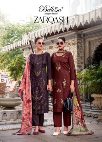 BELLIZA DESIGNER ZARQASH VOL 10 WHOLESALE