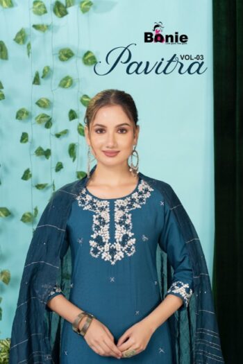 BONIE PAVITRA VOL 3 KURTI WHOLESALER