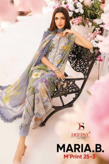 DEEPSY SUITS MARIA B MPRINT 25-3 WHOLESALE