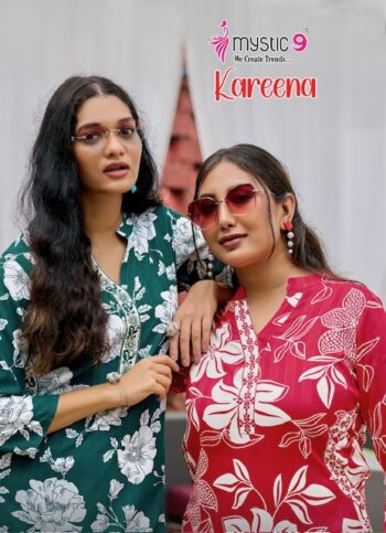 MYSTIC 9 KAREENA VOL 1 KURTI WHOLESALER SURAT