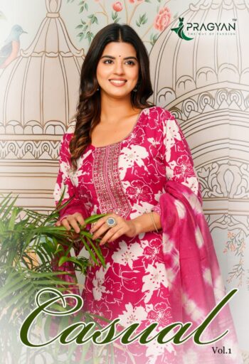 PRAGYAN CASUAL VOL 1 KURTI WHOLESALER