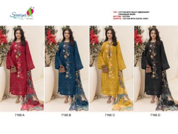 SANIYA TRENDZ 7166 A TO 7166 D WHOLESALE