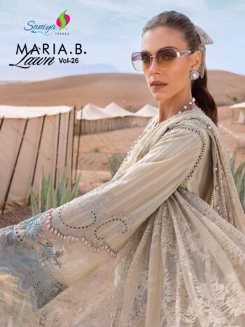 SANIYA TRENDZ MARIA B LAWN VOL 26 WHOLESALE