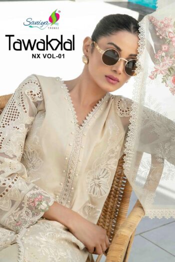 SANIYA TRENDZ TAWAKKAL VOL 1 NX PAKISTANI SUITS