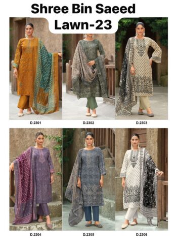 SHREE FABS BIN SAEED VOL 23 LAWN