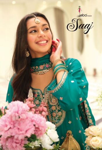 EBA LIFESTYLE SAAG SALWAR KAMEEZ WHOLESALE
