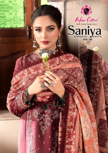 NAFISA COTTON SANIYA VOL 6 WHOLESALE