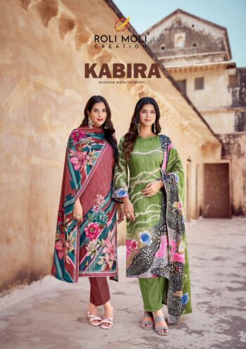 ROLI MOLI KABIRA PASHMINA SUITS WHOLESALER