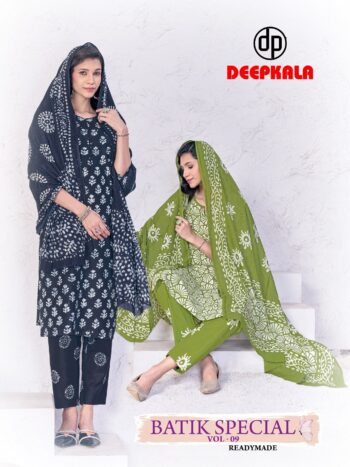 DEEPKALA BATIK SPECIAL VOL 9 READYMADE KURTIS