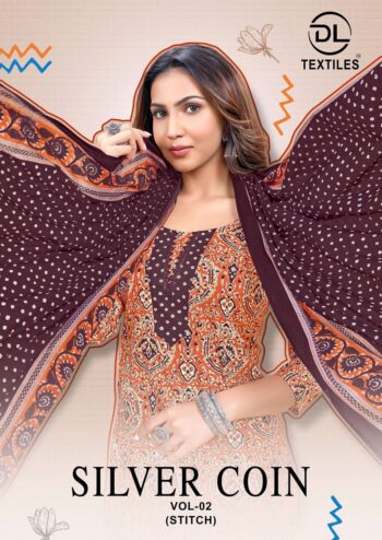 DL TEXTILES SILVER COIN VOL 2 READYMADE KURTIS