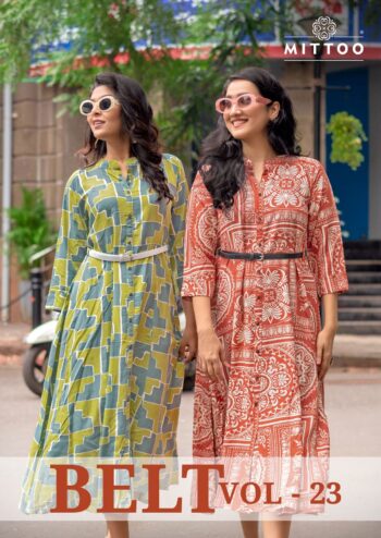 MITTOO BELT VOL 23 KURTI WHOLESALER SURAT