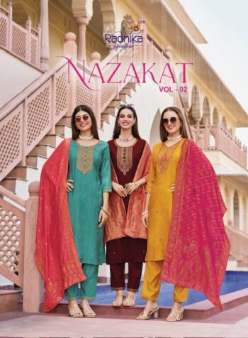 RADHIKA LIFESTYLE NAZAKAT VOL 2 READYMADE KURTIS