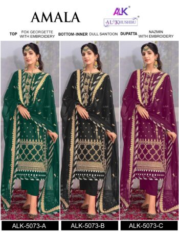 AL KHUSHBU AMALA 5073 PAKISTANI SUITS
