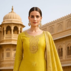 ANJU FABRICS AJ 1735 READYMADE KURTI