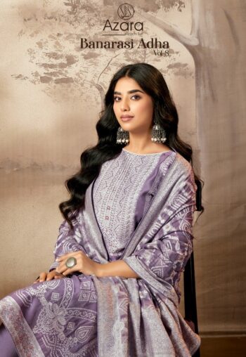 AZARA BANARASI ADHA VOL 8 COTTON SUITS