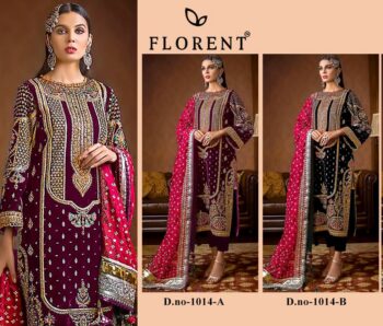 FLORENT 1014 AB VELVET SALWAR KAMEEZ