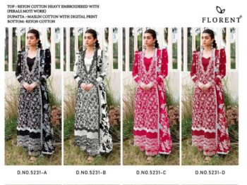 FLORENT 5231 REYON SALWAR KAMEEZ