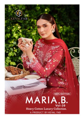 KEVAL FAB MARIA B VOL 39 COTTON SUITS