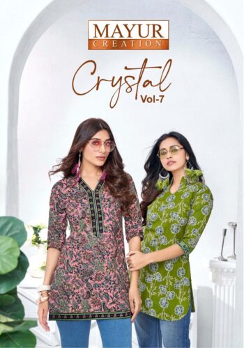 MAYUR CREATION CRYSTAL VOL 7 READYMADE TOPS