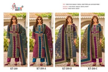 SHREE FABS KT-289 VISCOSE MUSLIN SUITS