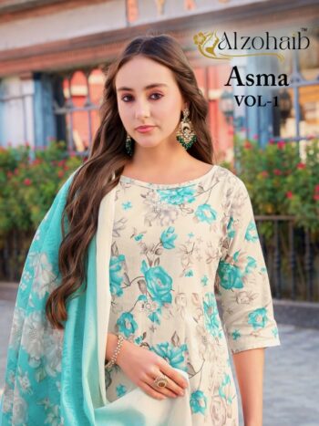 ALZOHAIB ASMA VOL 1 AZ-1430 AZ-1433 PAKISTANI SUITS