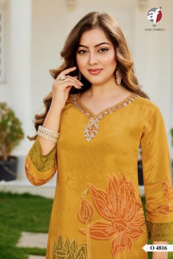 ANJU FABRICS O-4816 READYMADE KURTIS WHOLESALER
