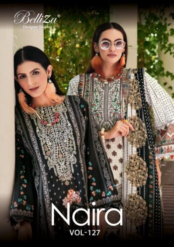 BELLIZA NAIRA VOL 127 COTTON SUITS WHOLESALER