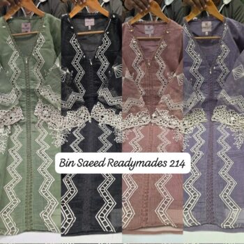 BIN SAEED 214 PAKISTANI READYMADE SALWAR SUITS
