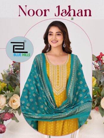 BLUE HILLS NOOR JAHAN READYMADE KURTI WHOLESALER