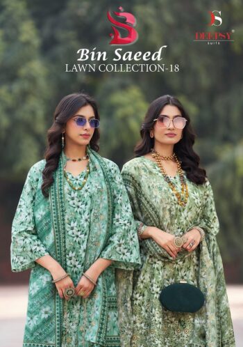 DEEPSY SUITS BIN SAEED VOL 18 LAWN COLLECTION