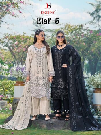 DEEPSY SUITS ELAF 25-5 PAKISTANI SUITS WHOLESALER
