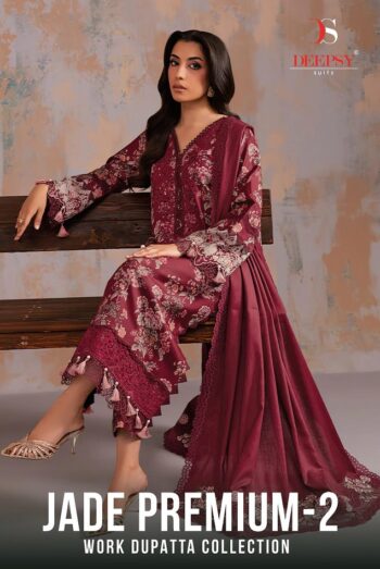 DEEPSY SUITS JADE PREMIUM 2 WORK DUPATTA COLLECTION