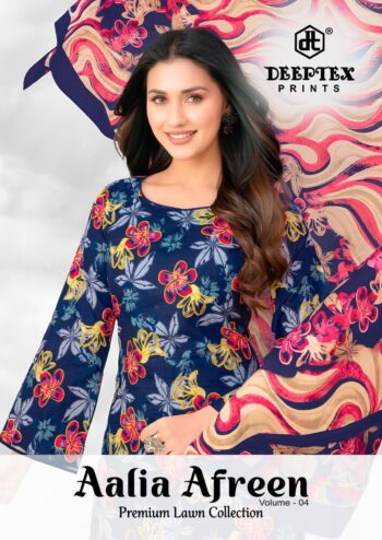 DEEPTEX PRINTS AALIA AFREEN VOL 4 COTTON SUITS