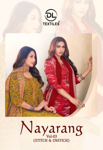 DL TEXTILES NAYARANG VOL 3 READYMADE COTTON SUITS