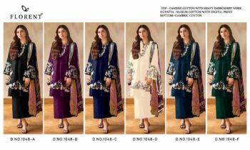 FLORENT D.NO 1048 PAKISTANI SALWAR KAMEEZ SINGLES