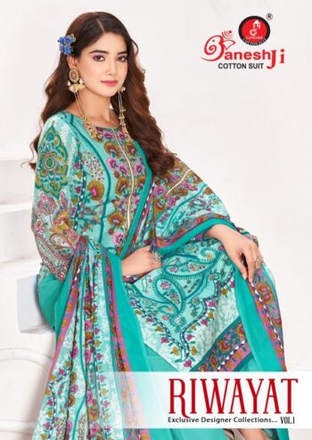 GANESHJI RIWAYAT VOL 1 KARACHI SUITS WHOLESALER