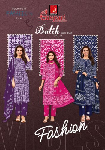 GANPATI BATIK VOL 13 READYMADE KURTI WHOLESALER
