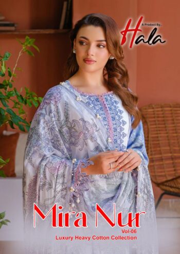 HALA MIRA NUR VOL 6 KARACHI SUITS WHOLESALER