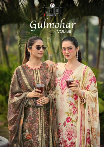 ISHAAL PRINTS GULMOHAR VOL 39 PURE COTTON SUITS