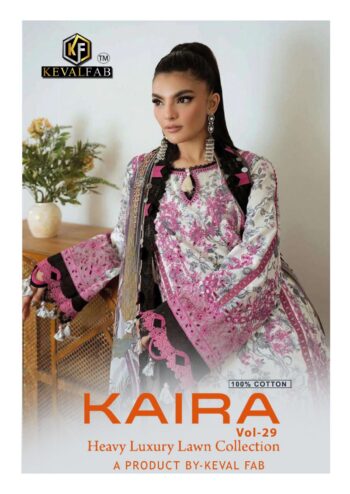 KEVAL FAB KAIRA VOL 29 KARACHI SUITS WHOLESALER