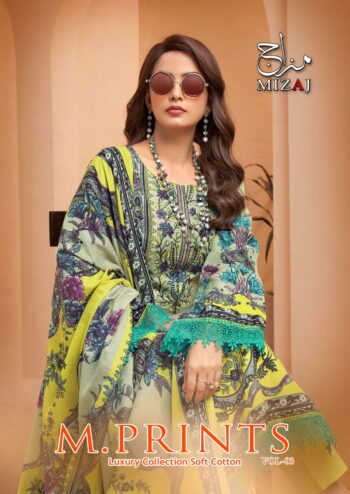 KEVAL FAB MIJAZ M PRINTS VOL 3 KARACHI SUITS
