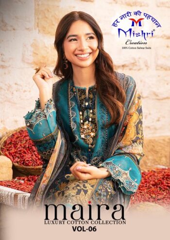 MISHRI CREATION MAIRA VOL 6 KARACHI SUITS WHOLESALE