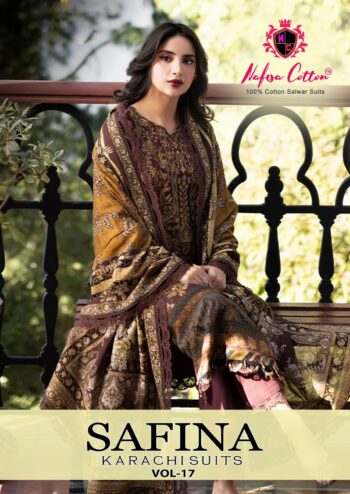 NAFISA COTTON SAFINA VOL 17 KARACHI SUITS