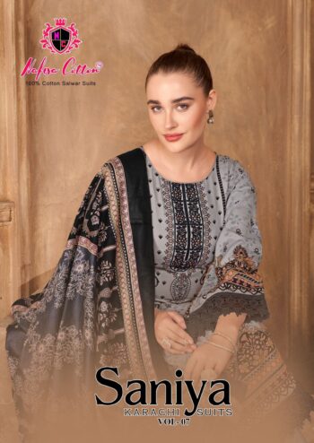 NAFISA COTTON SANIYA KARACHI SUITS VOL 07 WHOLESALE