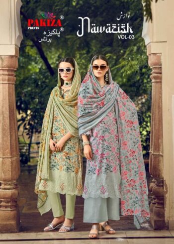 PAKIZA PRINTS NAWAZISH VOL 3 PAKISTANI SALWAR KAMEEZ