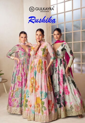 GULKAYRA DESIGNER RUSHIKA DESIGNER WEAR GOWN