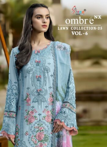 SHREE FABS OMBRE VOL 6 NX LAWN COLLECTION 25
